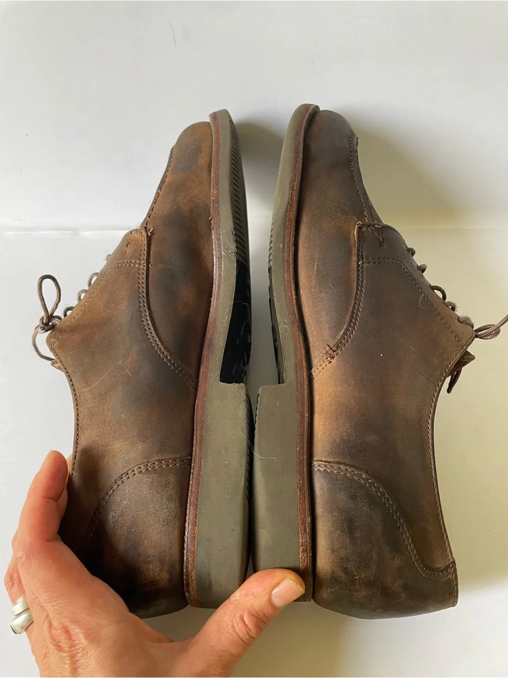 Men’s Cole Haan Oxford Brown Leather Lace Up Shoes 9 M